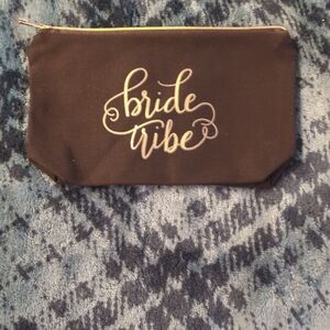 Bridesmaid Tribe Black Pouch